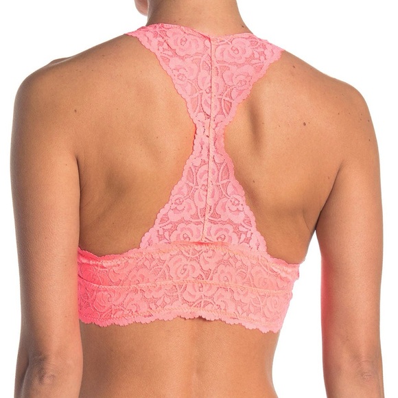 NWT Wishlist Nordstrom rack Racer back -Bra Pink -size medium - Picture 3 of 8